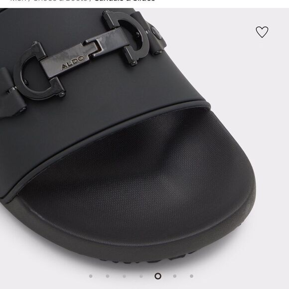 Also Loungeslide Slide sandal Black Mens Size 11 Nwt Without Box - Picture 6 of 11